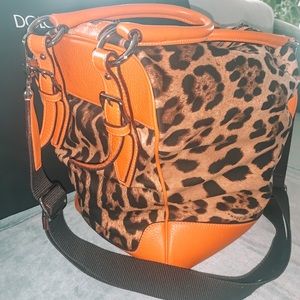 Leopard and orange Dolce & Gabbana Bag